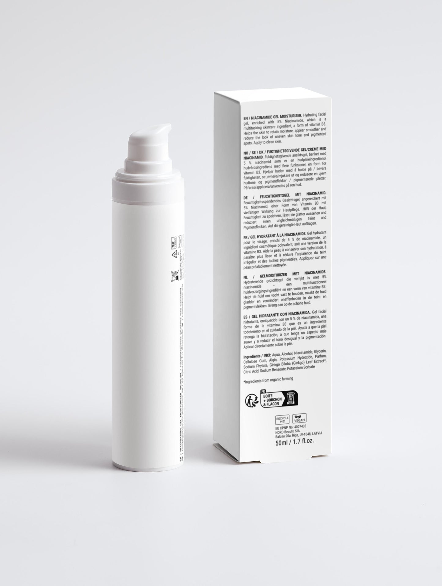 Niacinamide Gel Hydratant – soin du visage haut de gamme MaisonAuréNova
