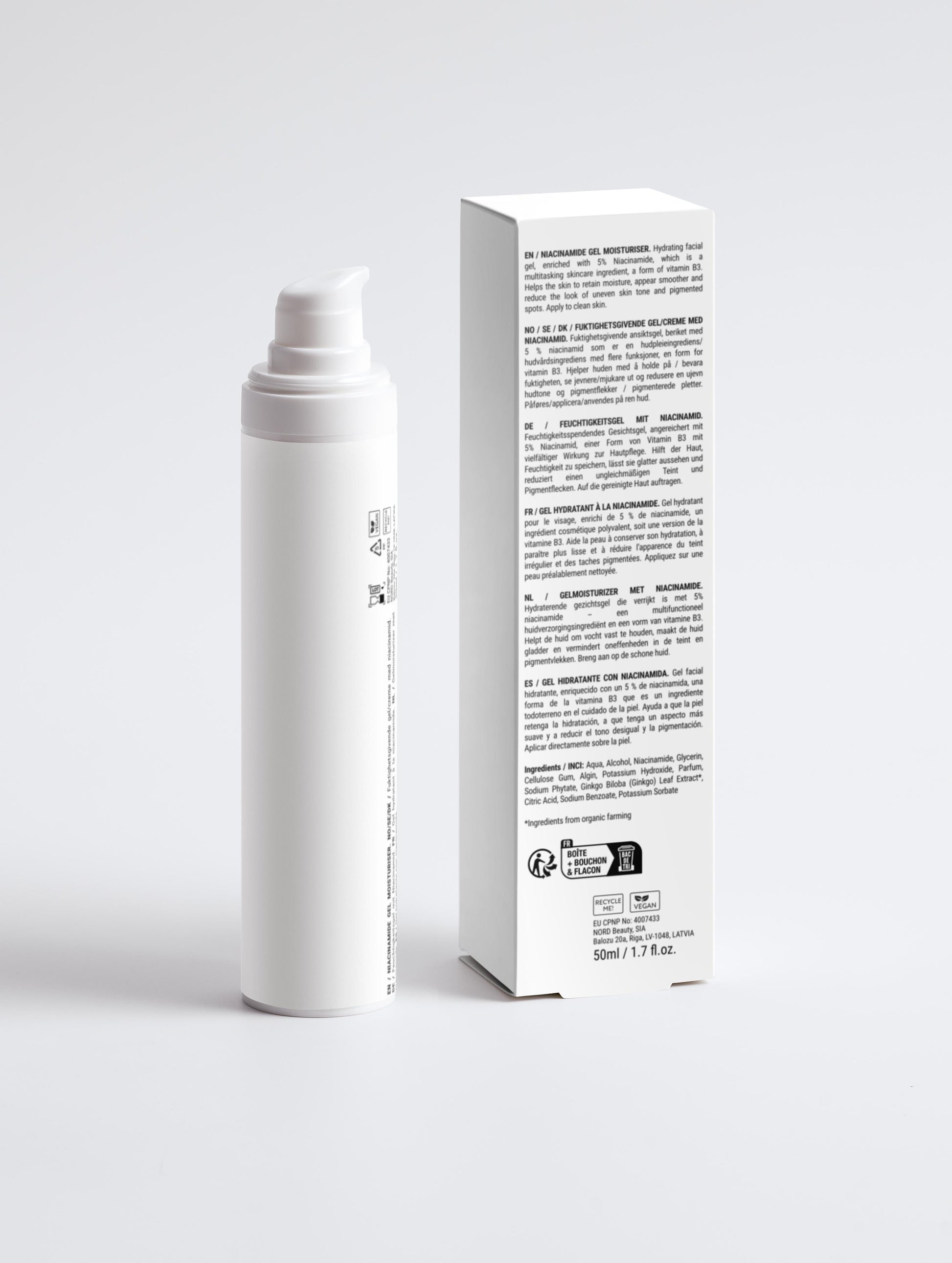 Niacinamide Gel Hydratant – soin du visage haut de gamme MaisonAuréNova