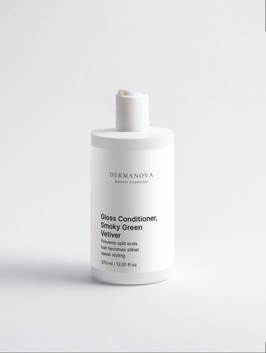 Conditioner glossé Smoky Green Vetiver – pour cheveux brillants et nourris – DERMANOVA
