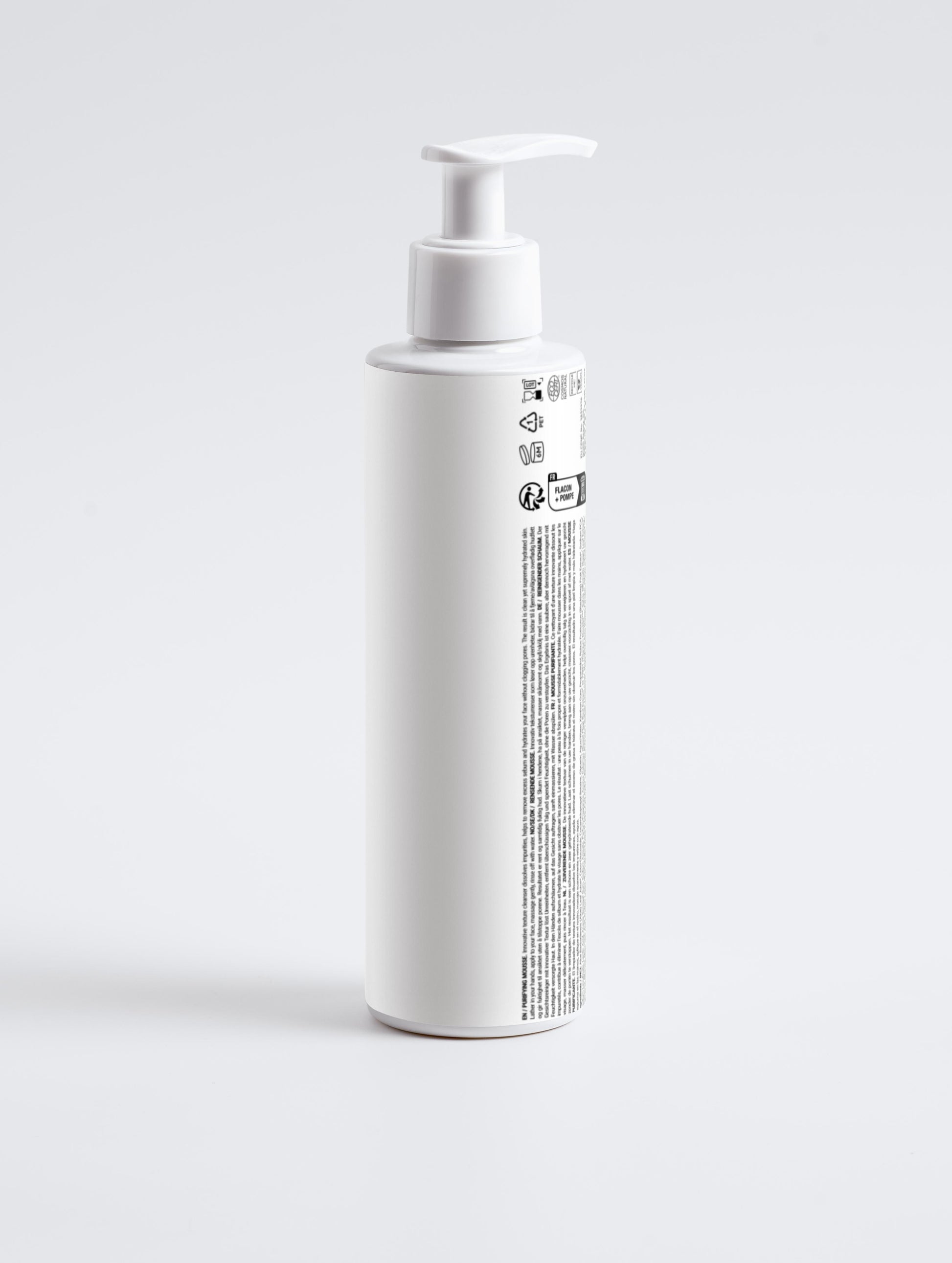 Mousse purifiante visage DERMANOVA – nettoyant doux à l’aloe vera pour tous types de peau