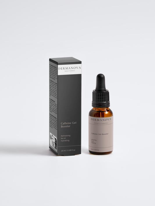 Caffeine Gel Booster – soin défatigant pour réveiller et tonifier le regard – DERMANOVA