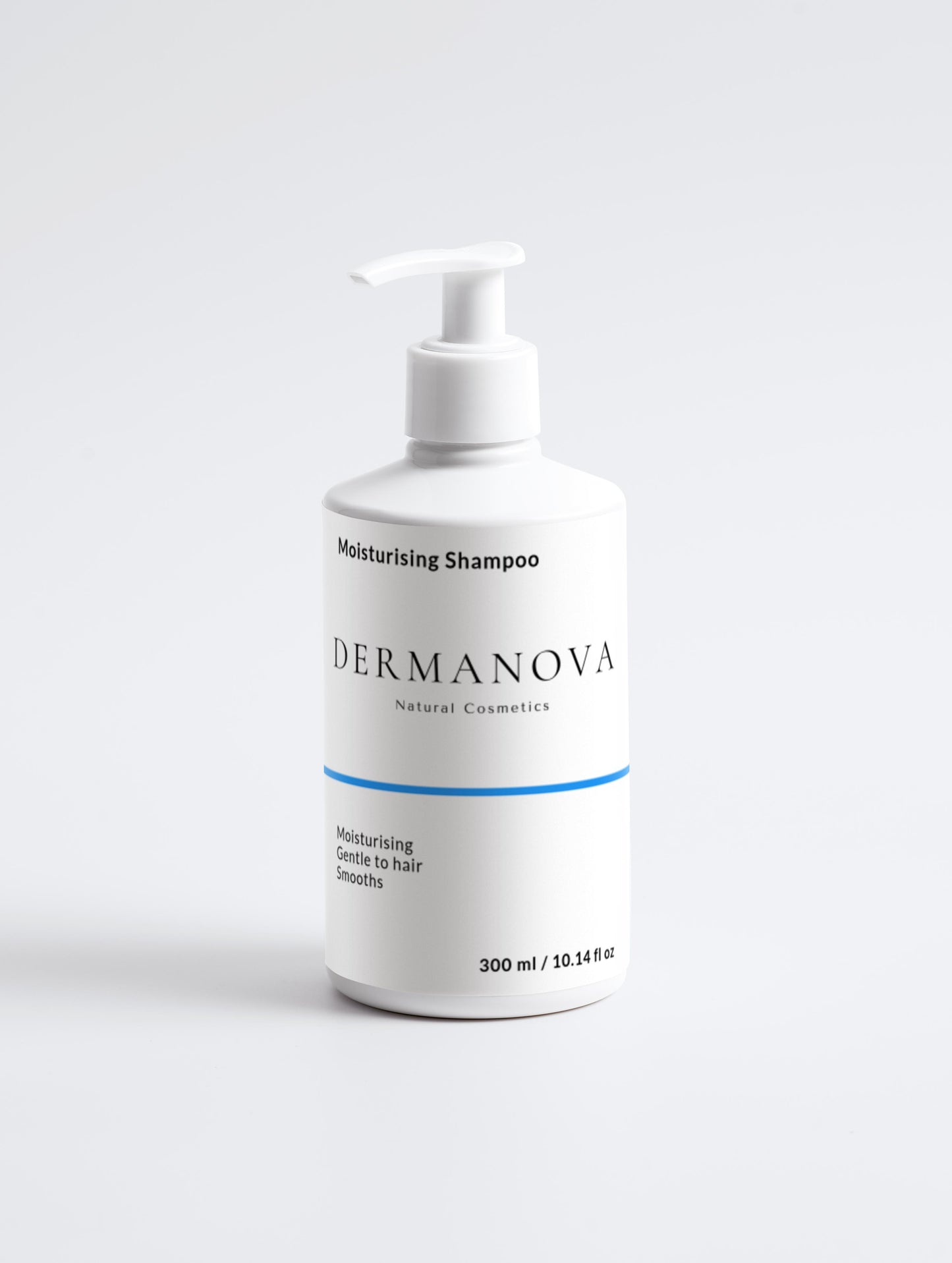 Moisturising Shampoo – shampoing hydratant pour cheveux secs ou abîmés – DERMANOVA