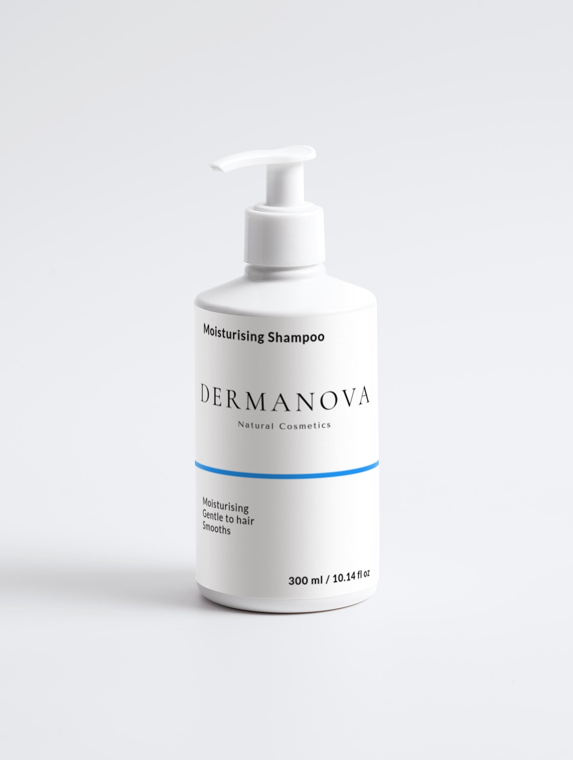Moisturising Shampoo – shampoing hydratant pour cheveux secs ou abîmés – DERMANOVA