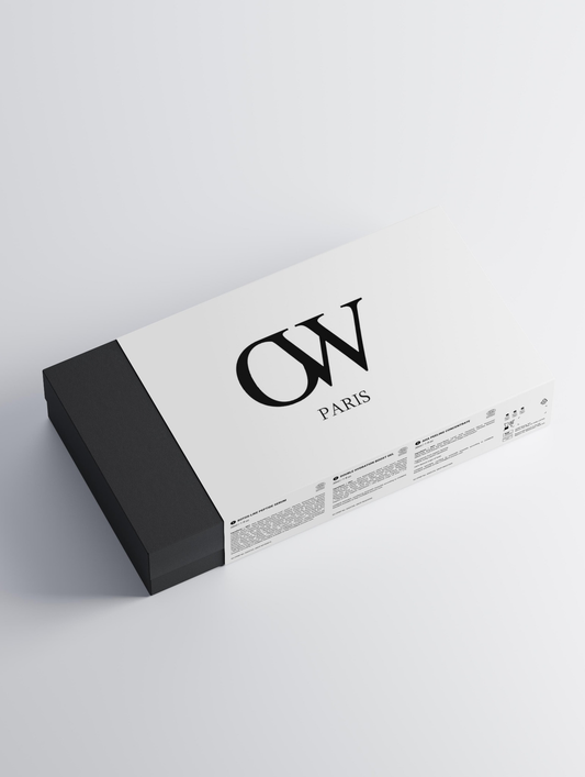 Boîte collection Ultimate Renewal – packaging minimaliste OW Paris